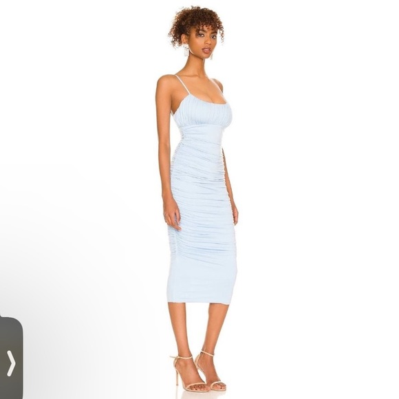 Lovers + Friends Dresses Lovers And Friends Emma Midi Dress In Baby
